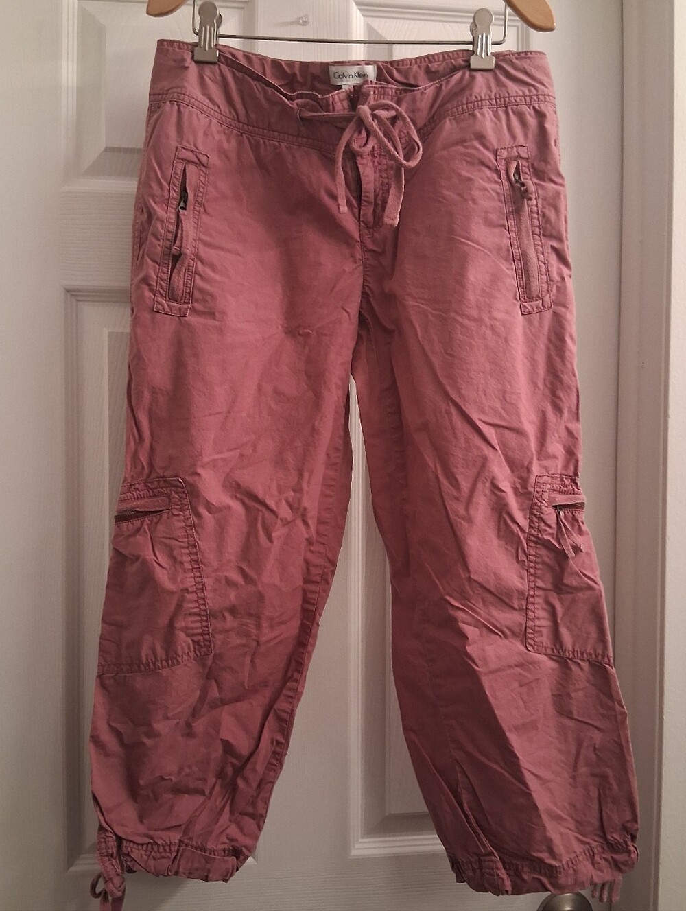 Calvin Klein Dusty Rose Cargo Capris
